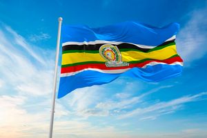 The East Africa Community flag.