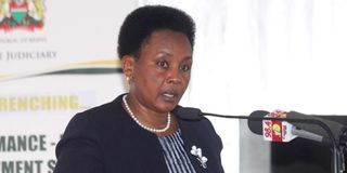 Deputy Chief Justice Philomena Mwilu