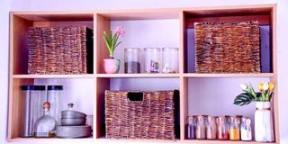 Kitchen shelves