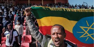 Ethiopian national flag