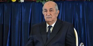 Algeria President Abdelmadjid Tebboune