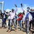 Protesting UoN students