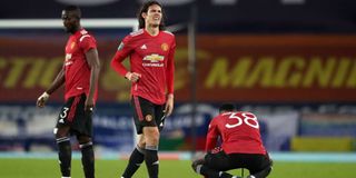 Manchester United's Uruguayan striker Edinson Cavani.