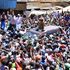 Siaya Senator James Orengo, Nominated MP Maina Kamanda and ODM leader Raila Odinga in Githurai 45.