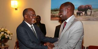 President John Magufuli and William Ruto