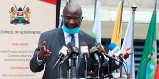 Governor Wycliffe Wangamati