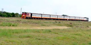 A train from Nanyuki to Nairobi passes through Chaka in Nyeri