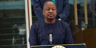 Health Cabinet Secretary Mutahi Kagwe