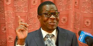 Ugunja MP Opiyo Wandayi