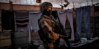 South African National Defence Forces soldier