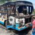 Burnt bus