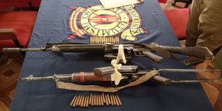 assault rifles
