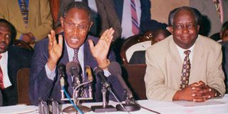 George Saitoti and Joseph Kamotho