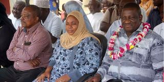Salim Mvurya and Fatuma Achani