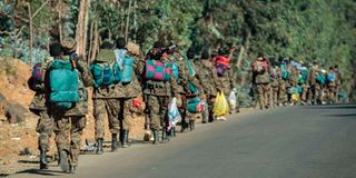 Ethiopian soldiers