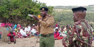Samburu County Commissioner Henry Wafula