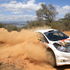 Zambia’s couple of Leroy and Urshlla Gomes navigate a corner in their Ford Fiesta 