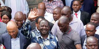 Raila Odinga in Nyeri