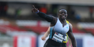 Ferdinand Omanyala of Kenya