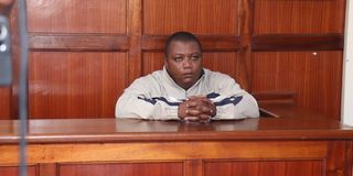 Dennis Karani Gachoki when he appeared in court on May 24, 2022.