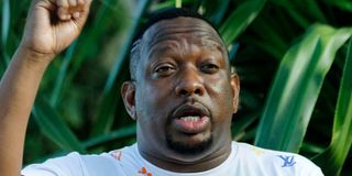 Ex-Nairobi governor Mike Sonko.