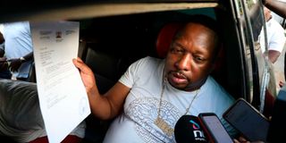 Mombasa gubernatorial aspirant Mike Sonko