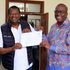 Polycarp Igathe (right) and his running mate Philip Kalok
