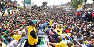 Deputy President William Ruto in Karatina