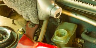 brake fluid.