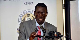 Knut Secretary General Collins Oyuu.