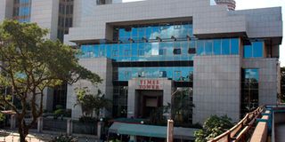 The Times Tower in Nairobi which houses the headquarters of the Kenya Revenue Authority (KRA).
