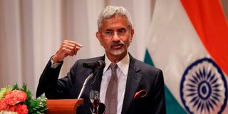 India's Minister of External Affairs Subrahmanyam Jaishankar
