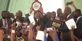 Outgoing Siaya Governor Cornel Rasanga