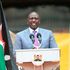 President-elect William Ruto makes his speech during the swearing-in ceremony of Nairobi Governor Johnson Sakaja.