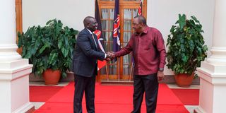 President Uhuru Kenyatta and Deputy President William Ruto