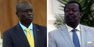 Deputy President Rigathi Gachagua and Prime Cabinet Secretary Musalia Mudavadi