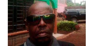 George Mwangi who was found murdered and his body dumped in Kieni forest, Kiambu.