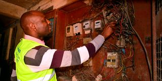 Kenya Power meter box