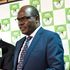 IEBC chairman Wafula Chebukati (centre) with commissioners Prof Yusuf Guliye (left) and Boya Molu
