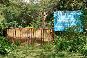 The entrance to Fluorspar Mining Company in Elgeyo Marakwet County