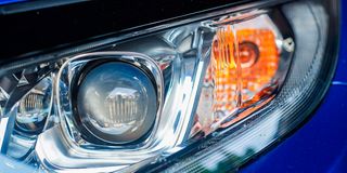 Car headlamp.