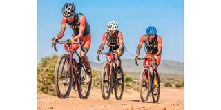 Team Amani cyclists