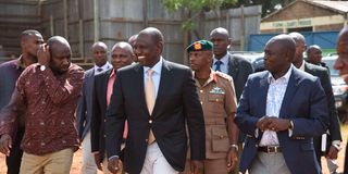 President William Ruto in Kabarnet