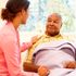 Caregiver and a patient