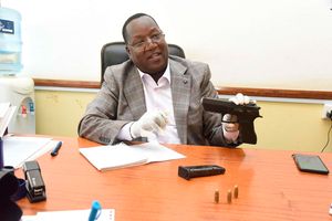 Uasin Gishu County Criminal Investigations Officer Peter Kimulwo 