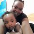 Ms Ezzy Lang'at, 32, with her 18-month-old daughter.