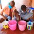 Grade 4 pupils during a CBC practical exam.