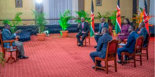 President William Ruto during a Media Engagement session at State House, Nairobi