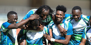 KCB players celebrate