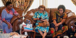 Friends and relatives condole with Dr Barbara Odudu Magoha